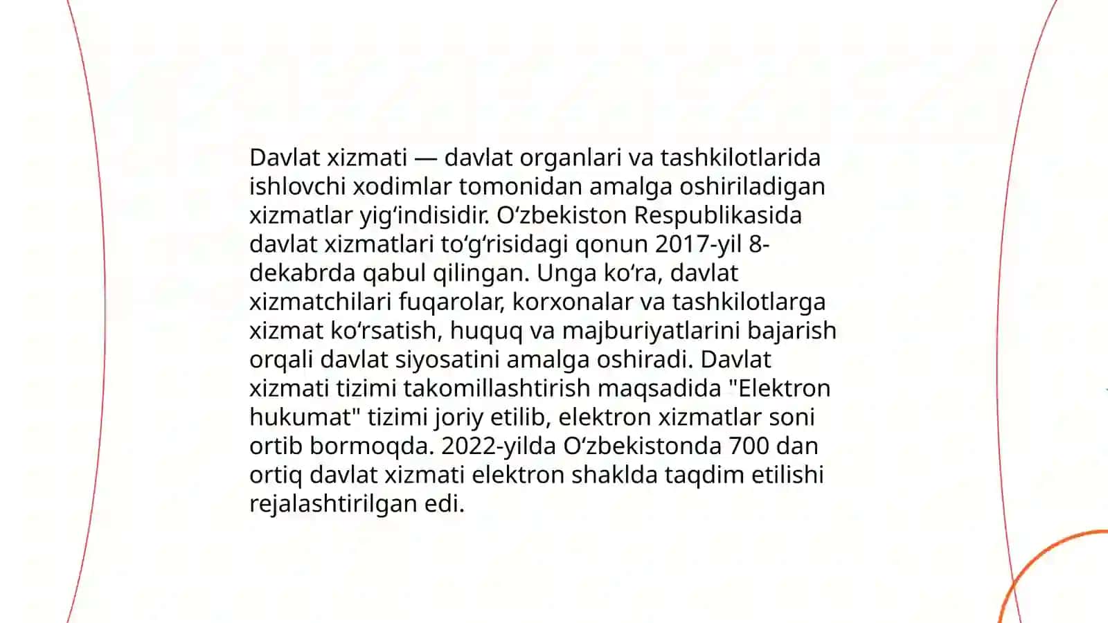 Davlat xizmati tushinchasi va mazmuni 3