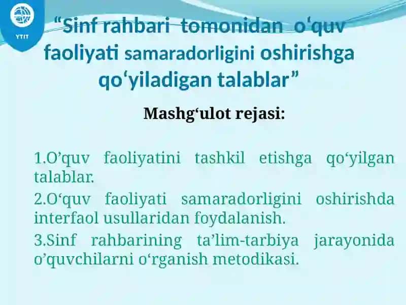 Tarbiyaviy-ishlar metodikasi 3