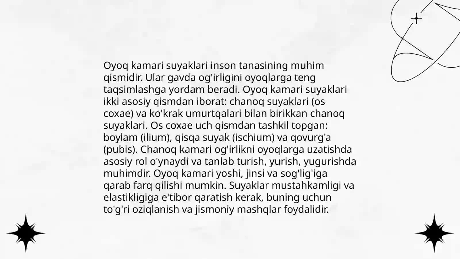 Oyoqning erkin turgan boʻlimidagi suyaklar 3