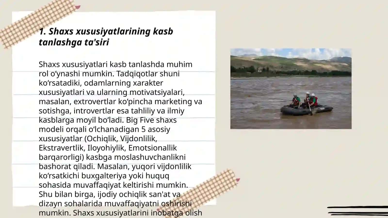 Shaxs xususiyatlarining kasb tanlashga ta'siri 3