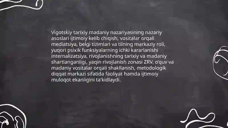 L. S. Vigotskiyning Tarixiy madaniy konsepsiyasi 3