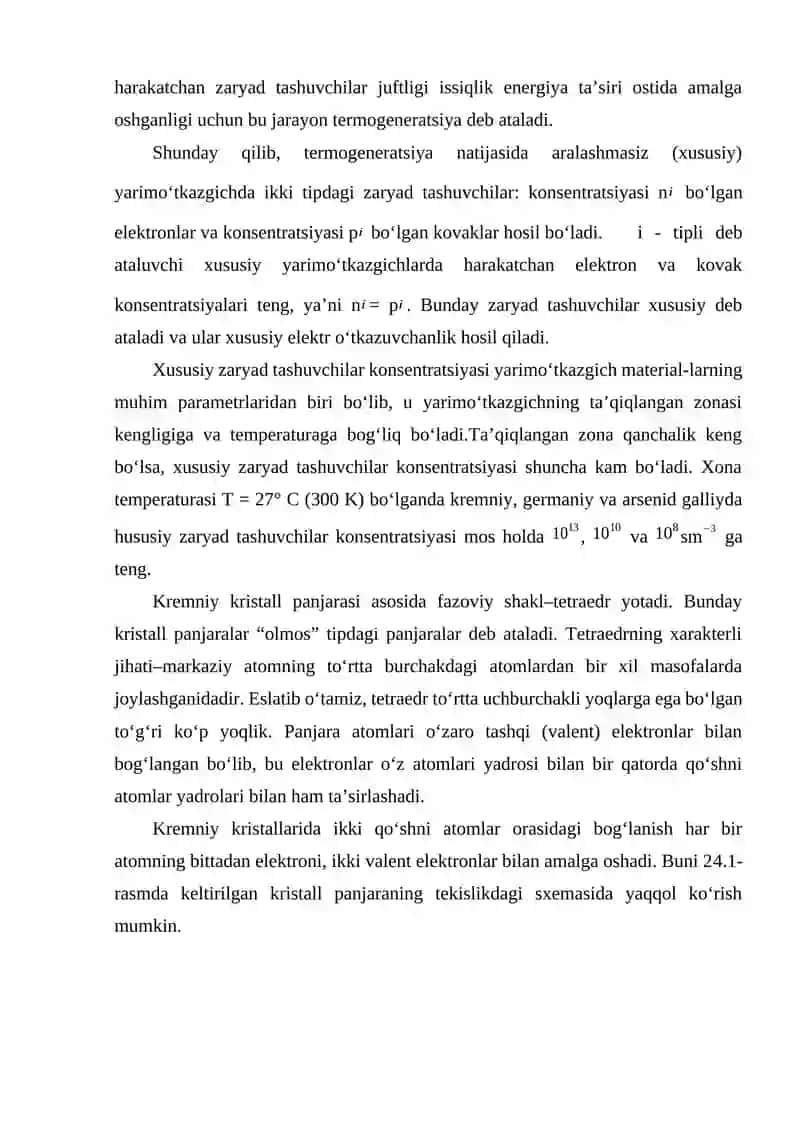 Yarim o’tkazichli materiallar 3