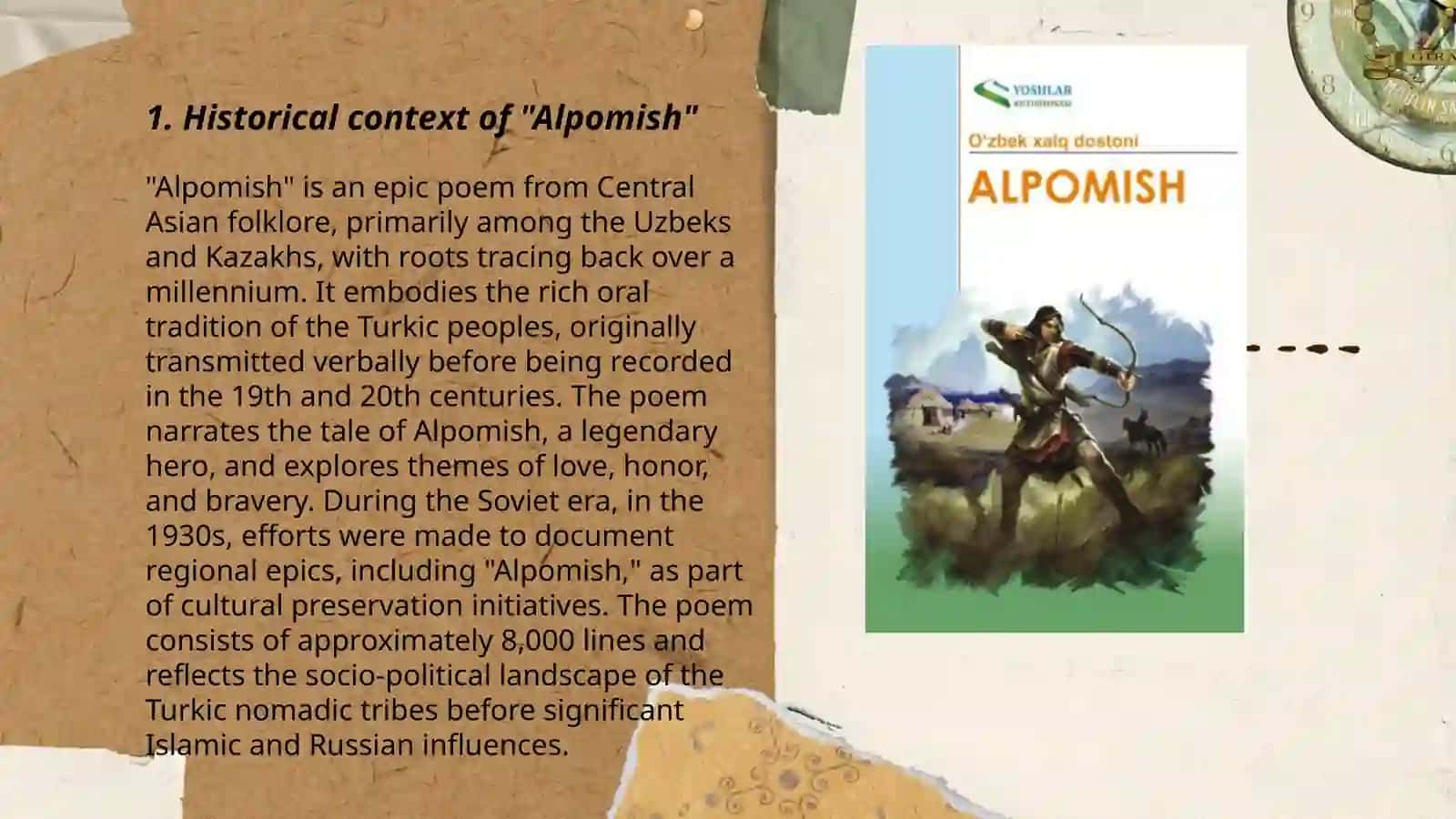 Alpomish haqida taqdimot 3