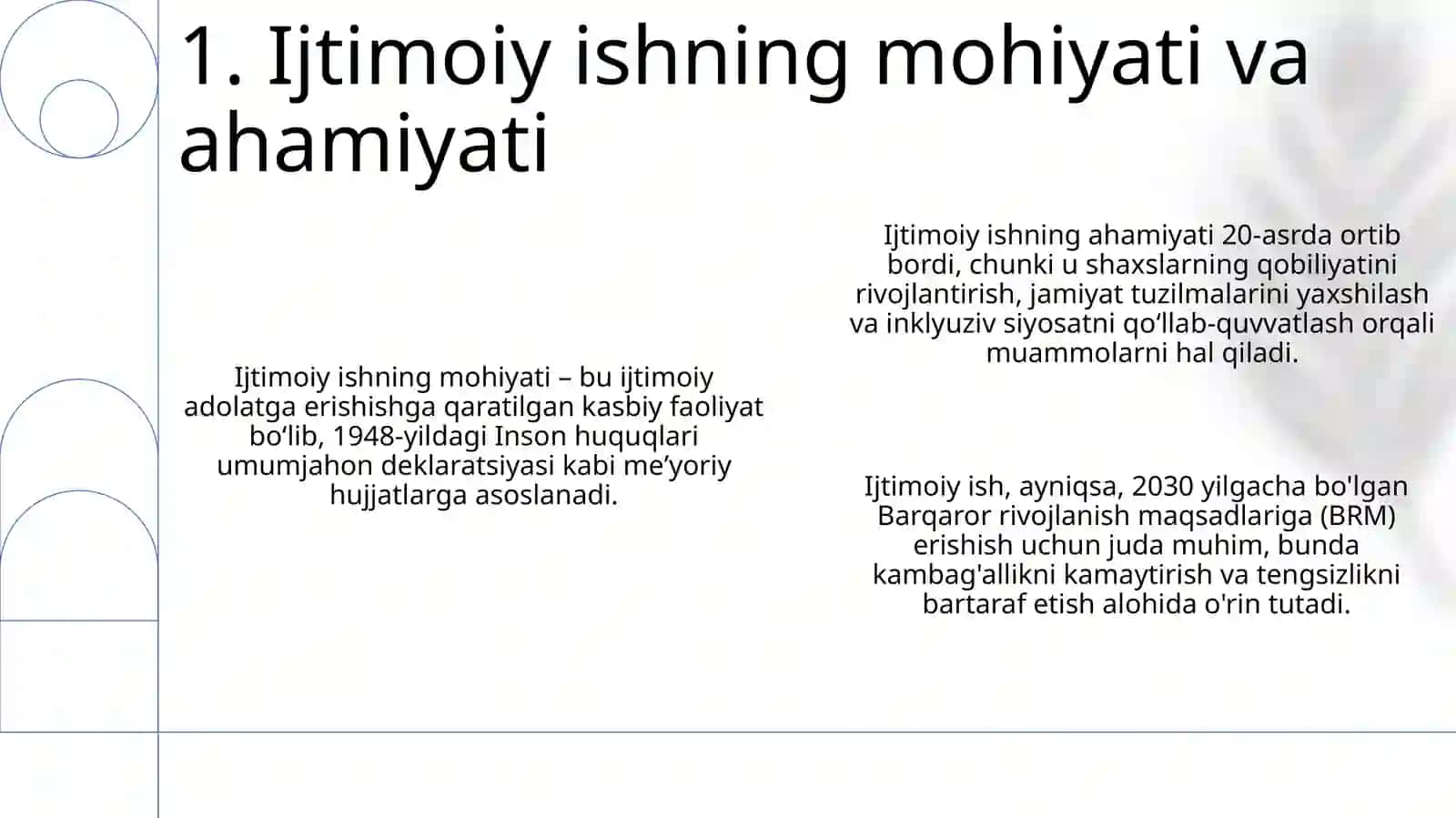 Ijtimoiy ishning mohiyati va ahamiyati 3