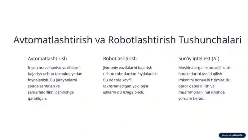 Avtomatlashtirish va Robotlashtirishning Bandlikka Ta'siri 3