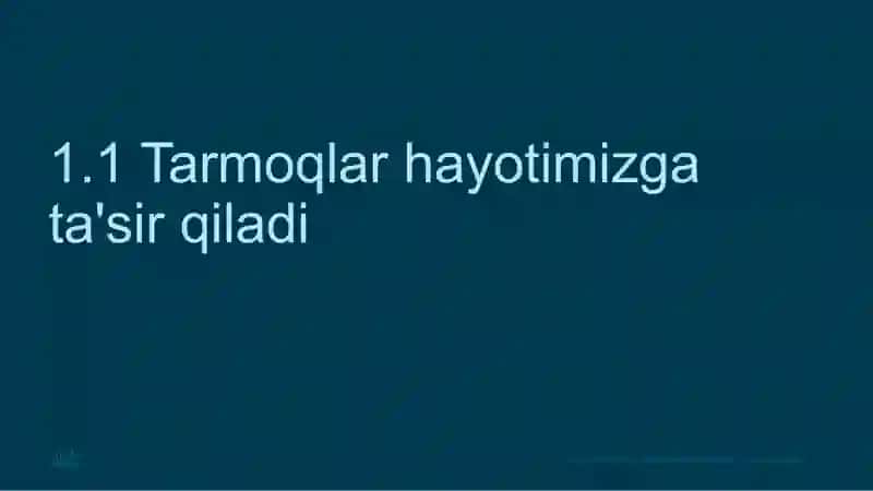 Bugungi kunda tarmoq texnologiyalari 3