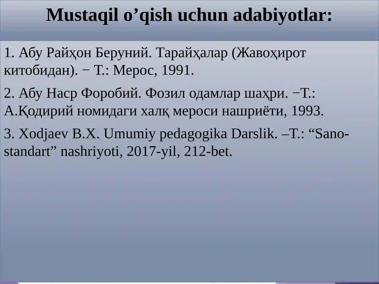 Sharq Uyg‘onish davri pedagogik fikrlar 3
