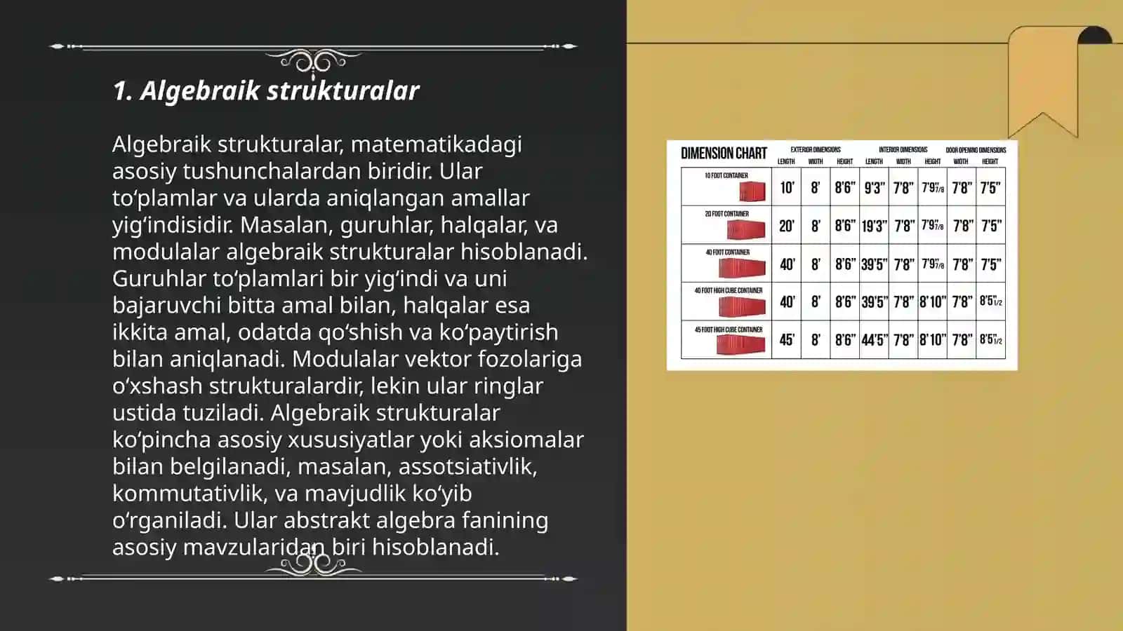 Algebraik strukturalar 3