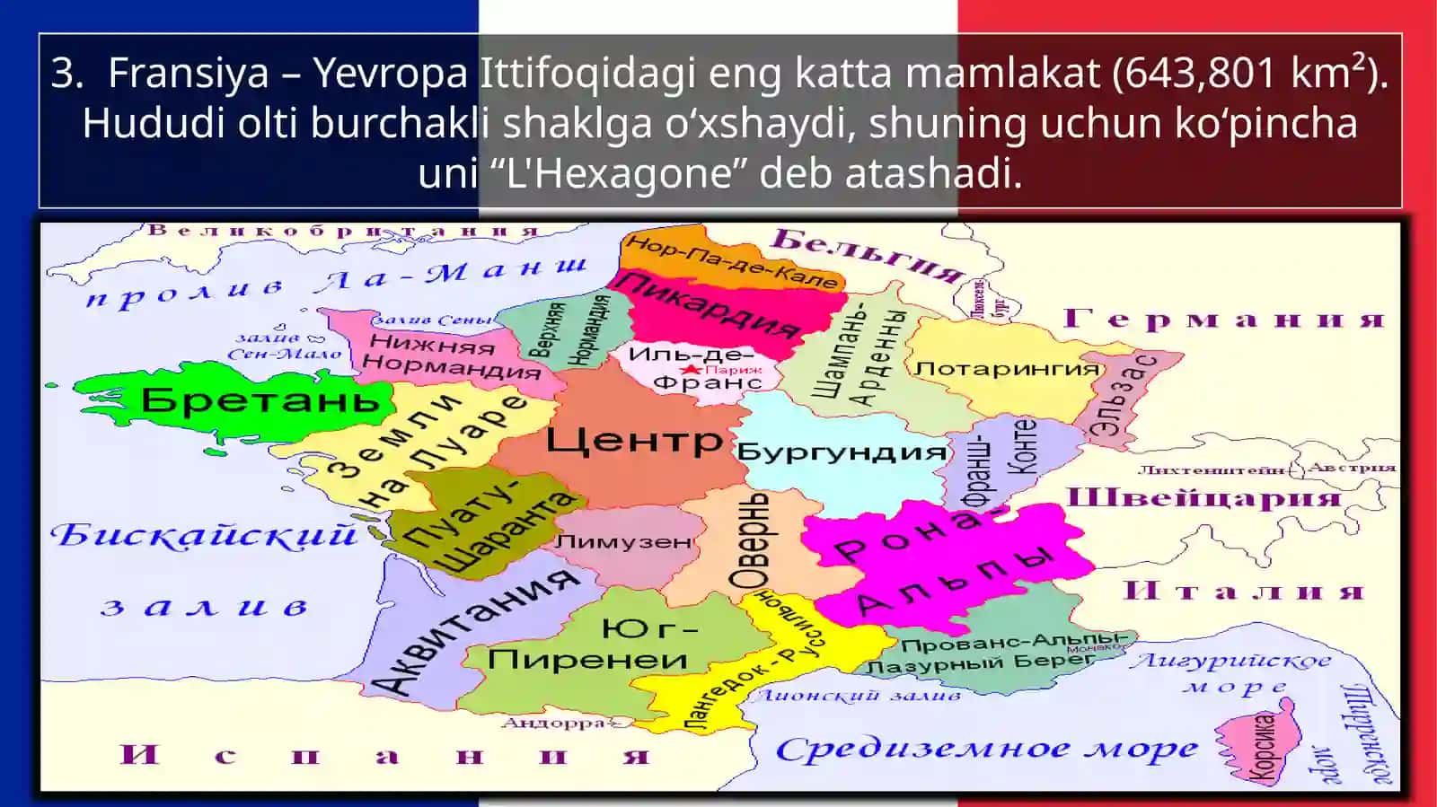 Fransiyaning geografik o'rni va tarixi 3