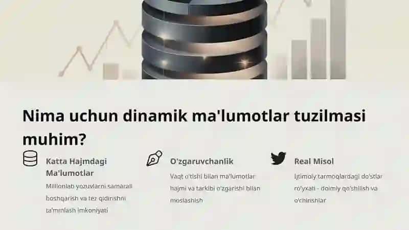 Dinamik Ma'lumotlar Tuzilmasi va Bog'langan Ro'yxatlar 3