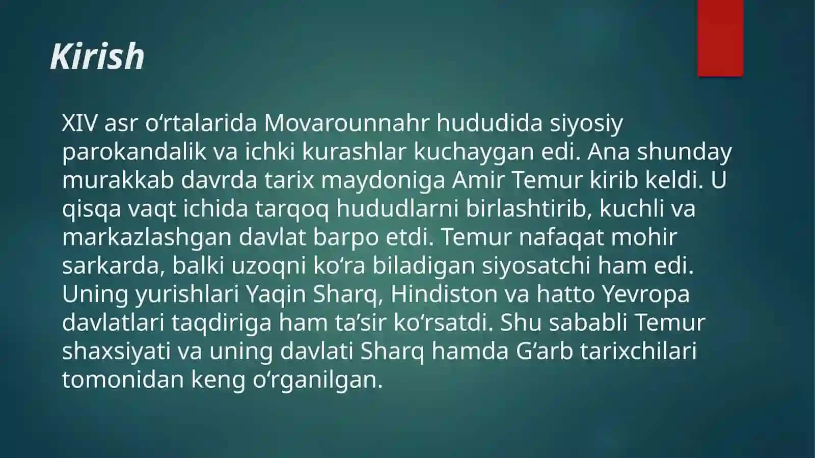 Amir Temur va temuriylar davri tarixshunosligi 3