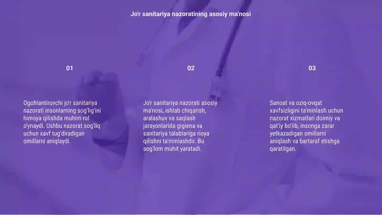 Ogohlantiruvchi joir sanitariya nazorati 3