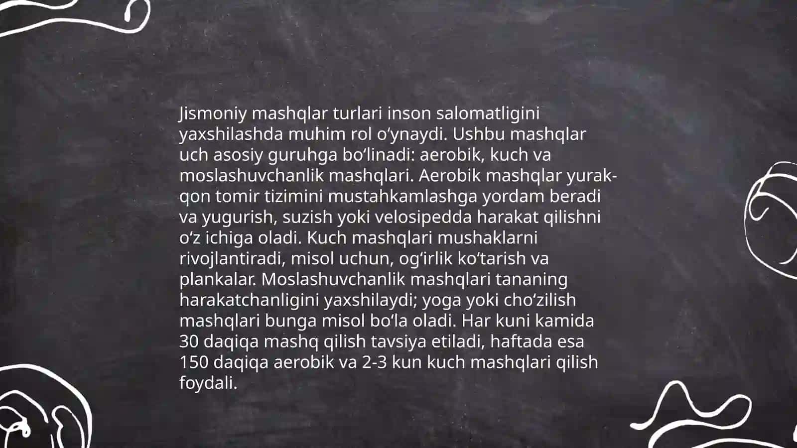 Jismoniy mashqlarning shakli va mazmuni 3