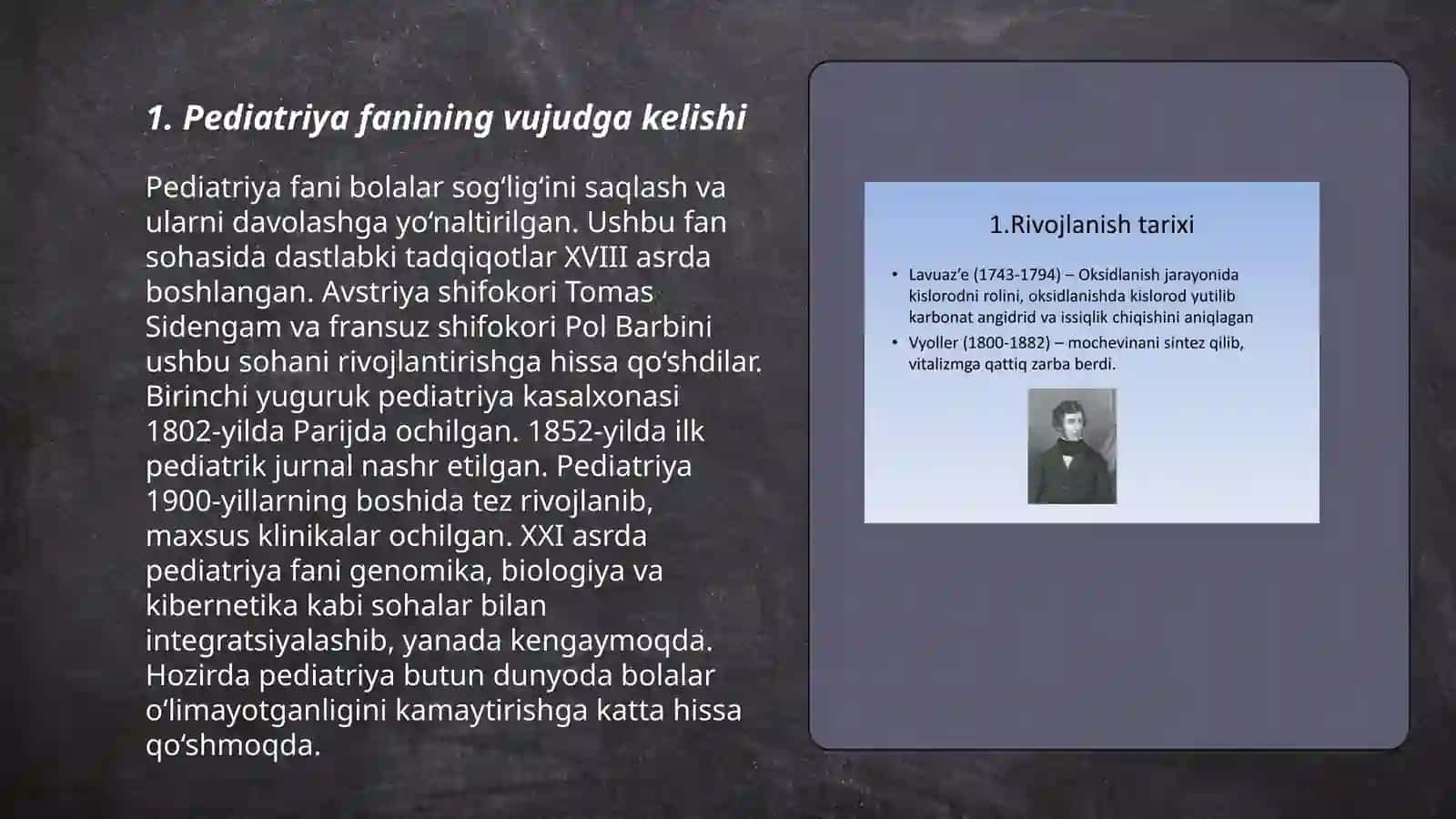 Pediatriyaning rivojlanish tarixi 3