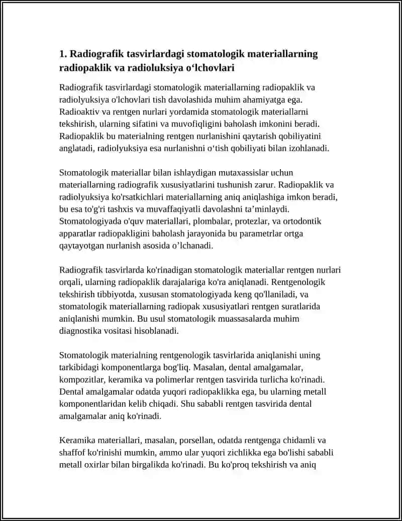 STOMATOLOGIK MATERIALLARNI TEKSHIRISHNING RADIATSION USULLARI 3
