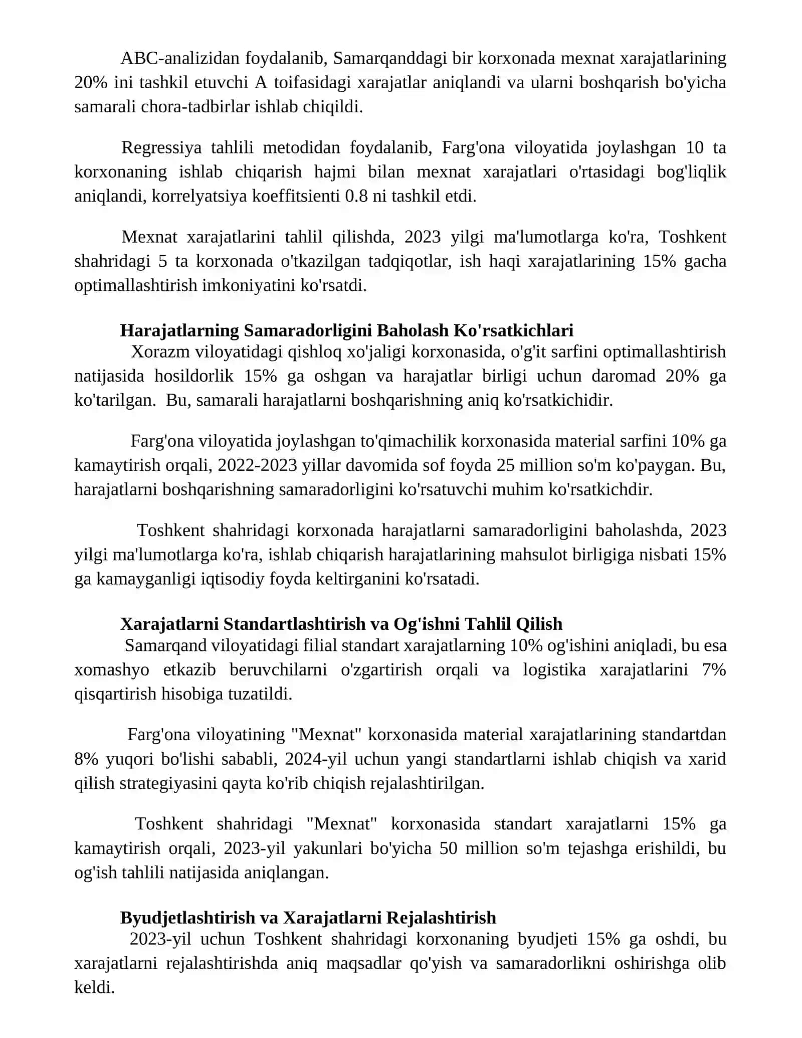 Mexnat xarajatlaridan foydalanish samaradorligini oshirishda boshqaruv hisobi usullaridan 3