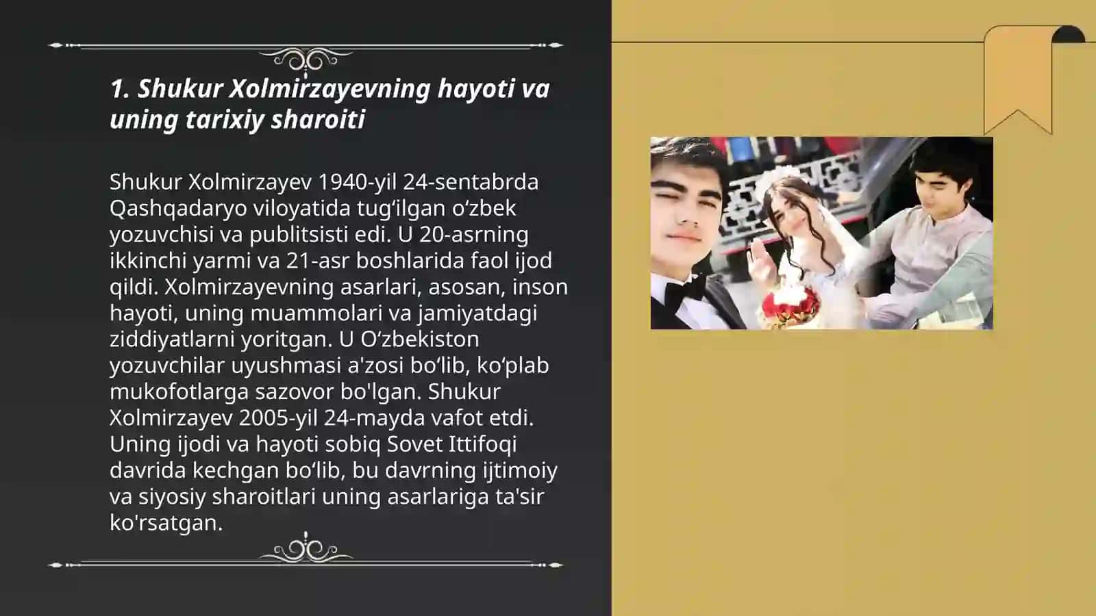 Shukur Xolmirzayevning hayoti va uning tarixiy sharoiti 3