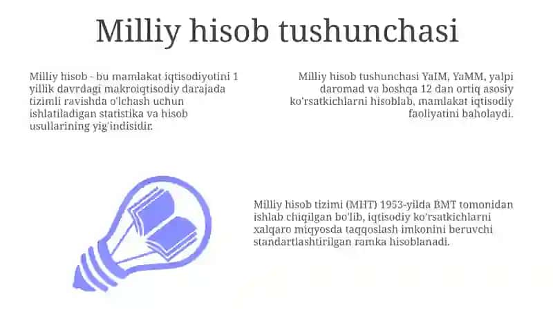 Milliy hisob 3
