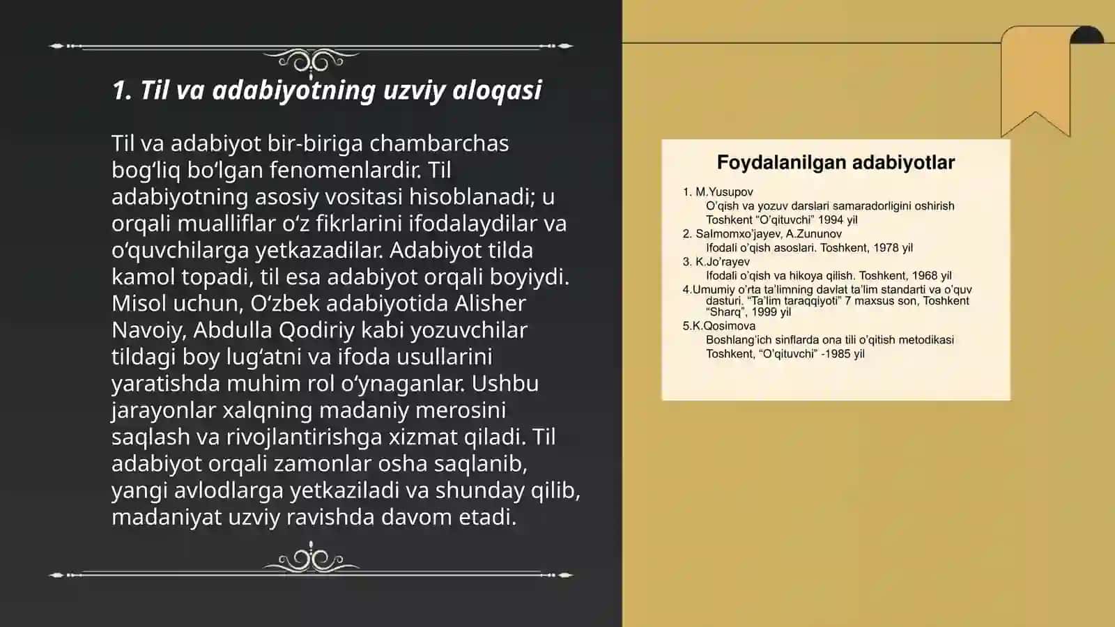 Til va adabiyot integratsiyasi 3