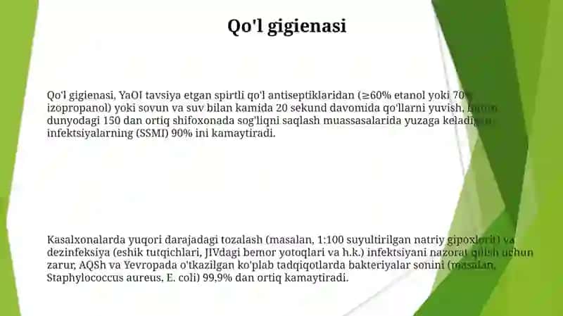 Infeksion nazorati va infeksion xavfsiz konsepsiyasi 3