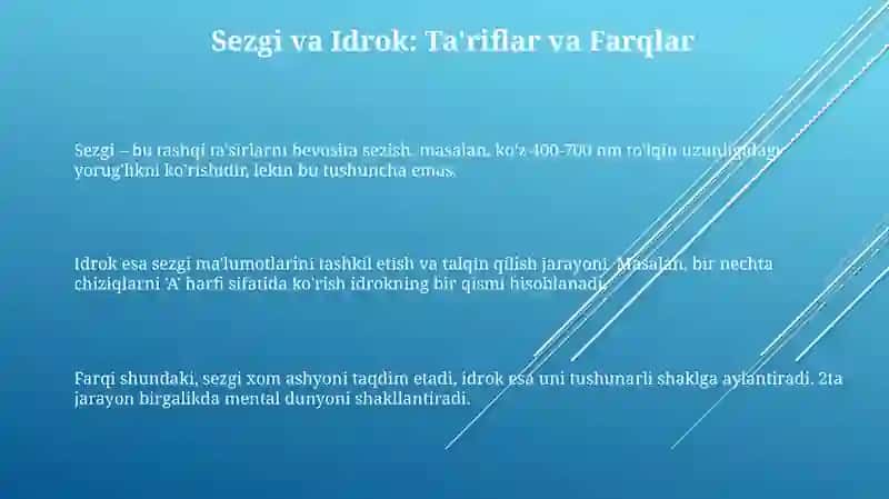 Sezgi va idrok 3