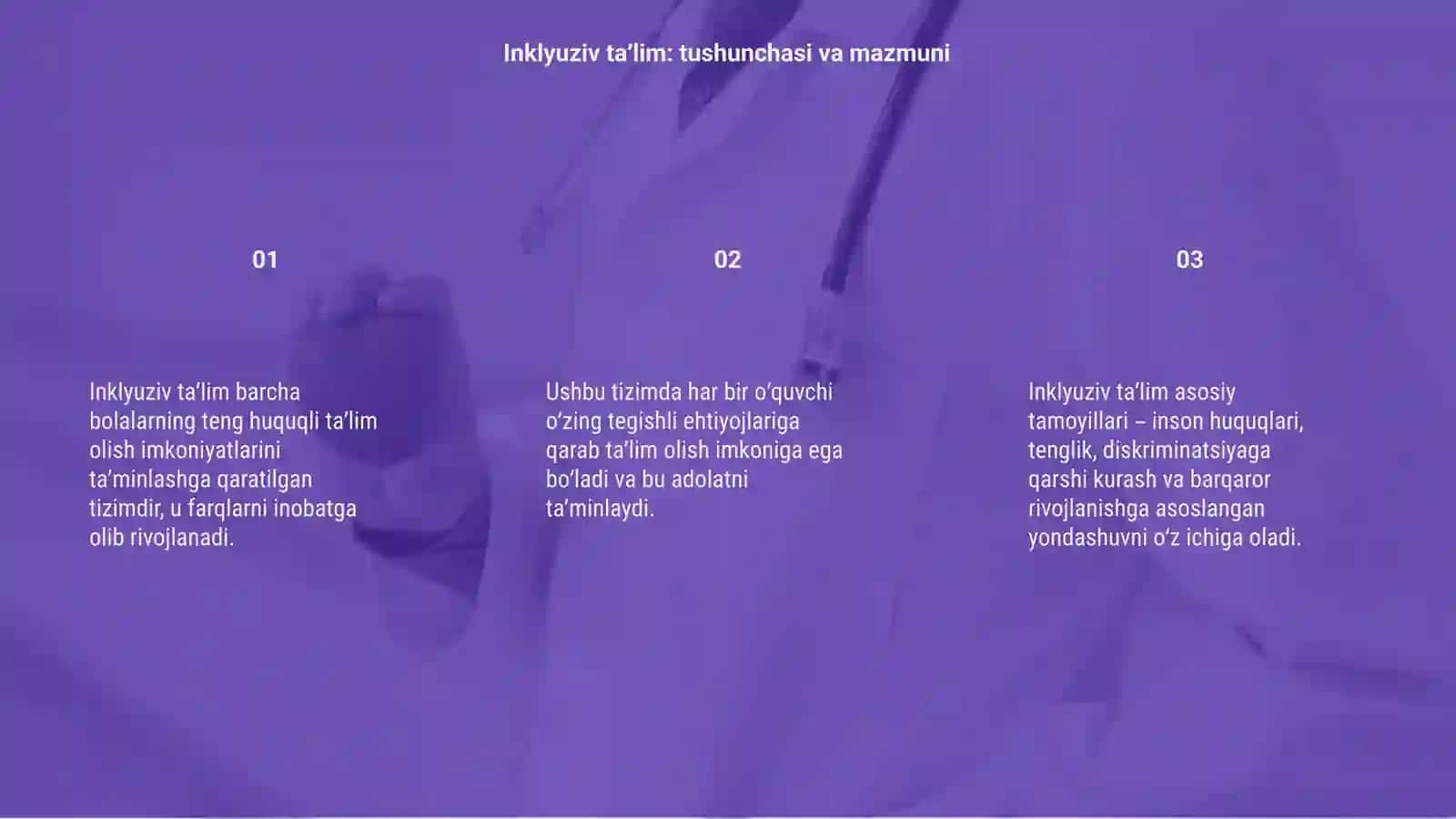 Inklyuziv taʼlim tizimining asosiy tamoyillari 3