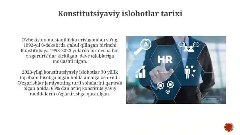 Konstitutsiyaviy islohotlar tarixi 3