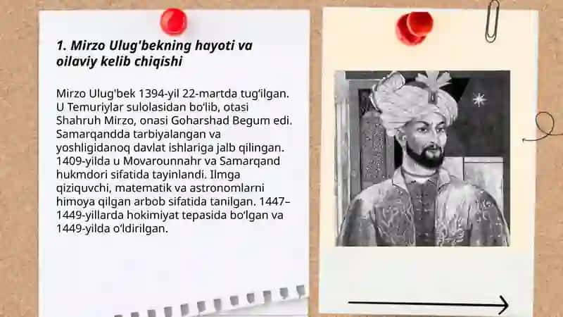 Mirzo Ulug'bekning hayoti va oilaviy kelib chiqishi 3