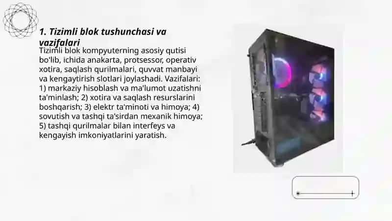 Tizimli blok 3