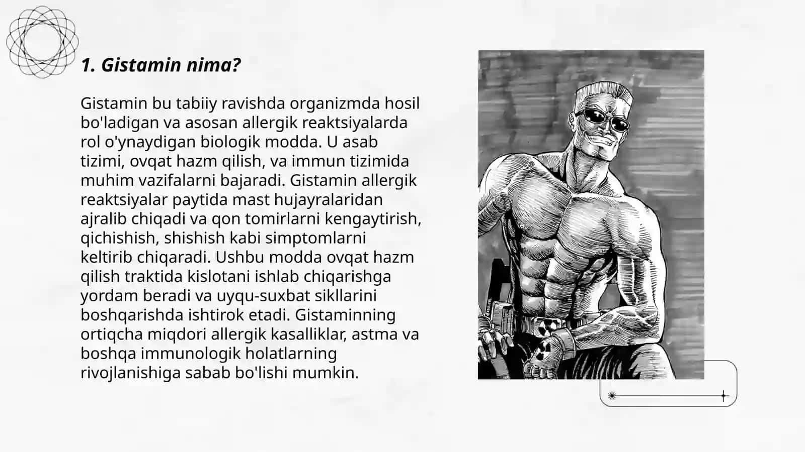 Gistaminga qarshi ta'sir etuvchi moddalar 3