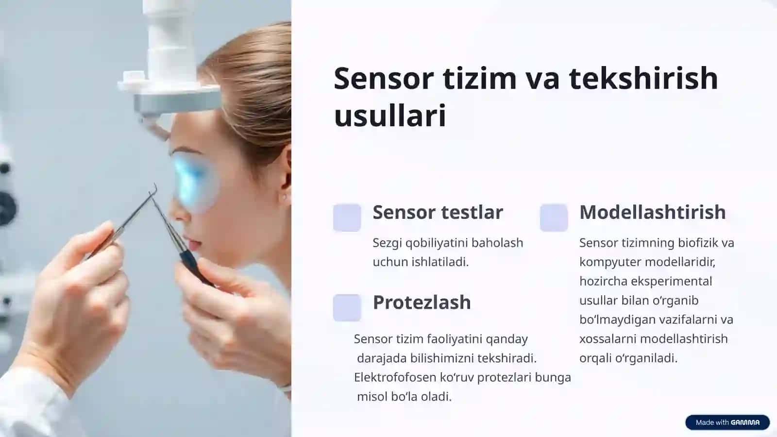 Organizmning sensor retsepsiyasi va teri analizatori lokolizatsiyani aniqlash 3