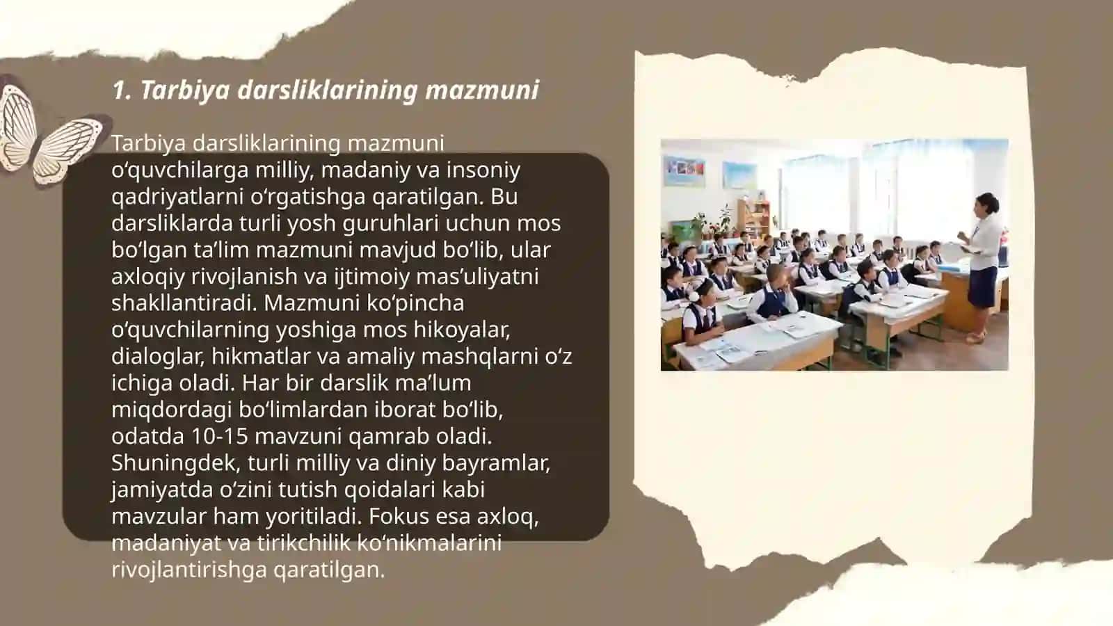 Tarbiya darsliklarini tahlil qilish 3