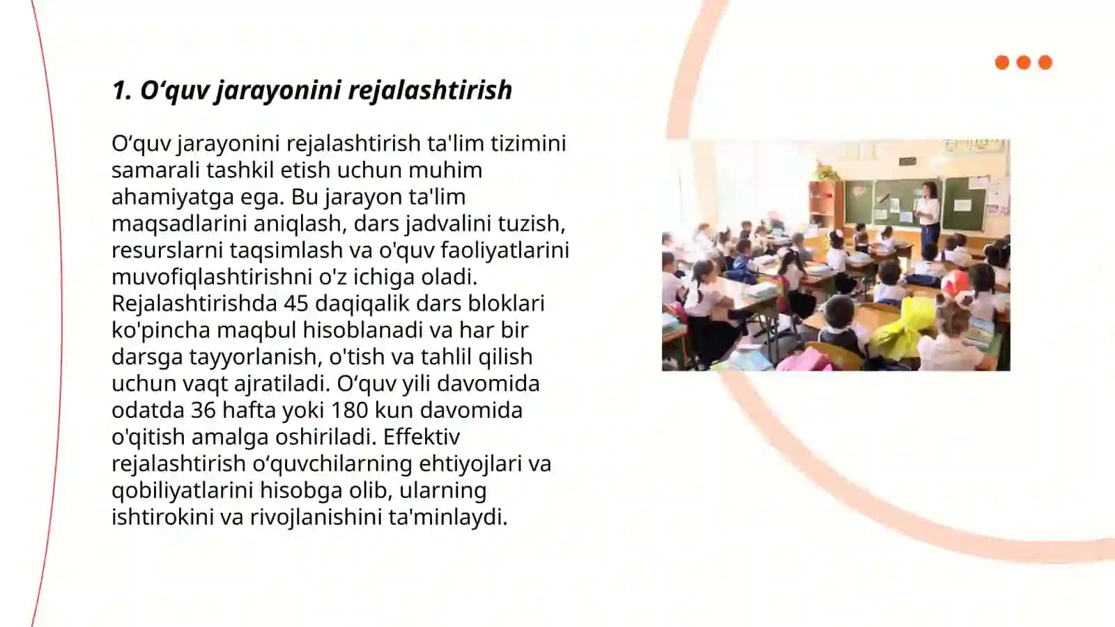 Faoliyatning oʻzlashtirish va malakalarni egallash 3