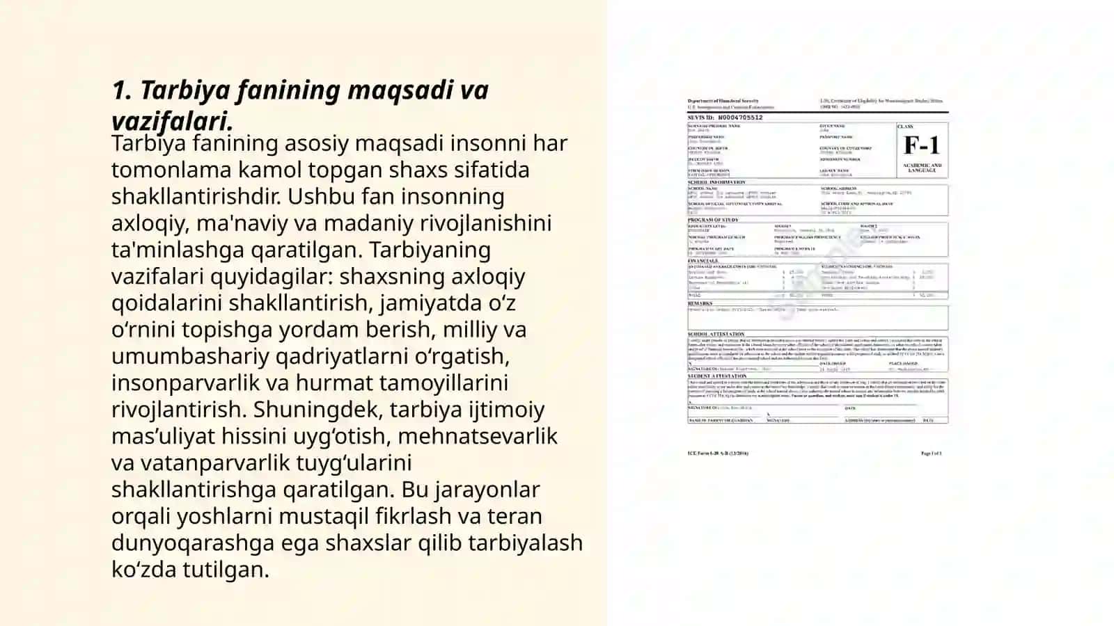 Tarbiya fanini òqitishda manaviy-axloqiy tarbiyaga doir vaziyatli topshiriqlarni yaratish metodikasi 3