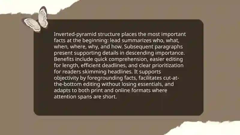 Features of newspaper style 3