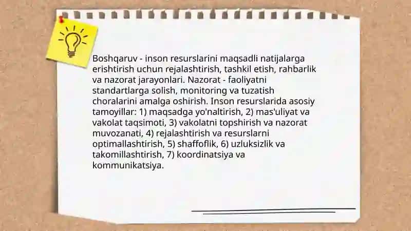 Boshqaruv va nazorat 3
