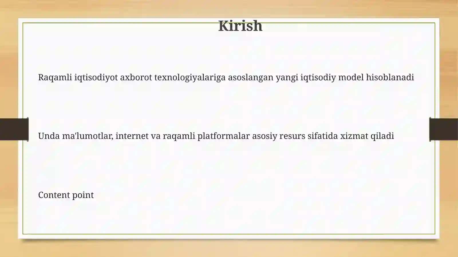 Raqamli iqtisodiyotda axborot texnologiyalari va tizimlari 3