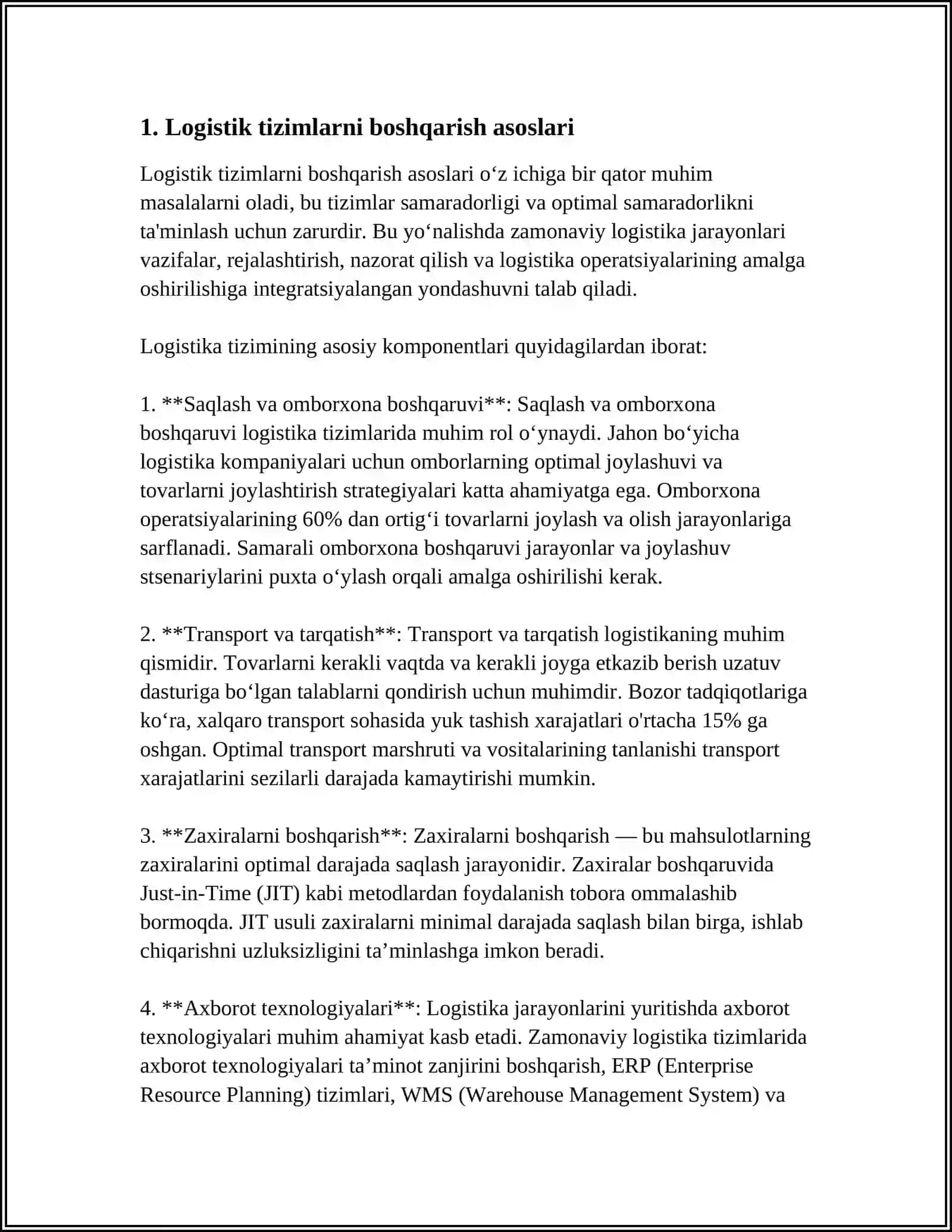 LOGISTIKANI BOSHQARISHNING USLUBIY JIHATLARI 3