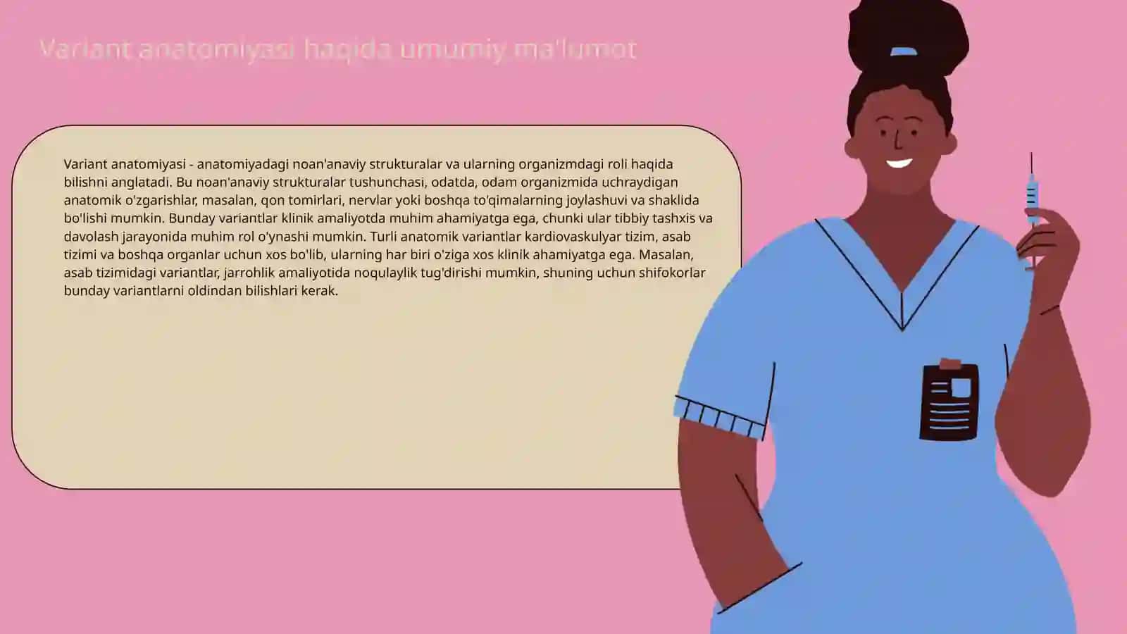 Variant anatomiyasi va uning klinik ahamiyati 3