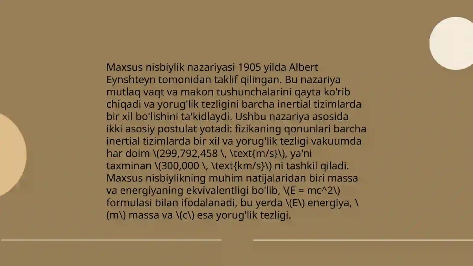 Relyativistik dinamika elementlari 3
