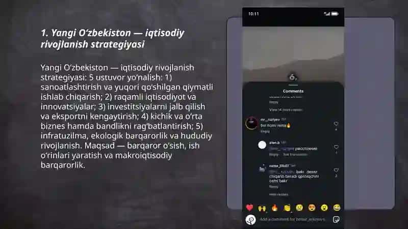 Yangi Oʻzbekiston — iqtisodiy rivojlanish strategiyasi 3