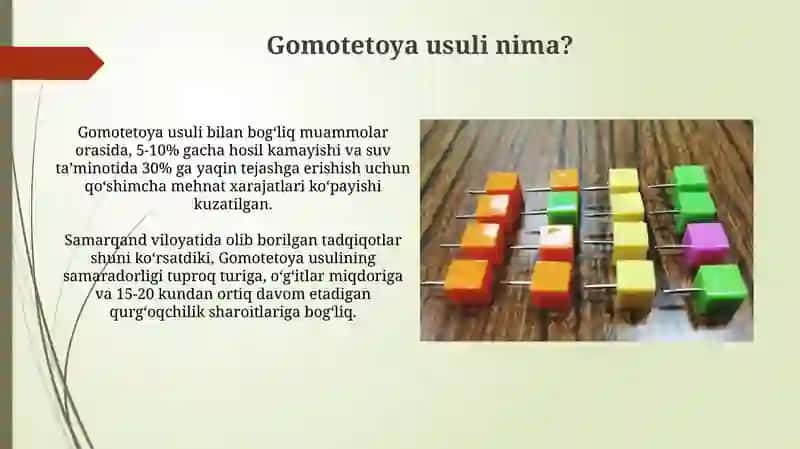 Gomotetoya usuli 3