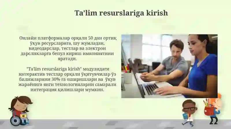 Ta'lim resurslariga kirish 3