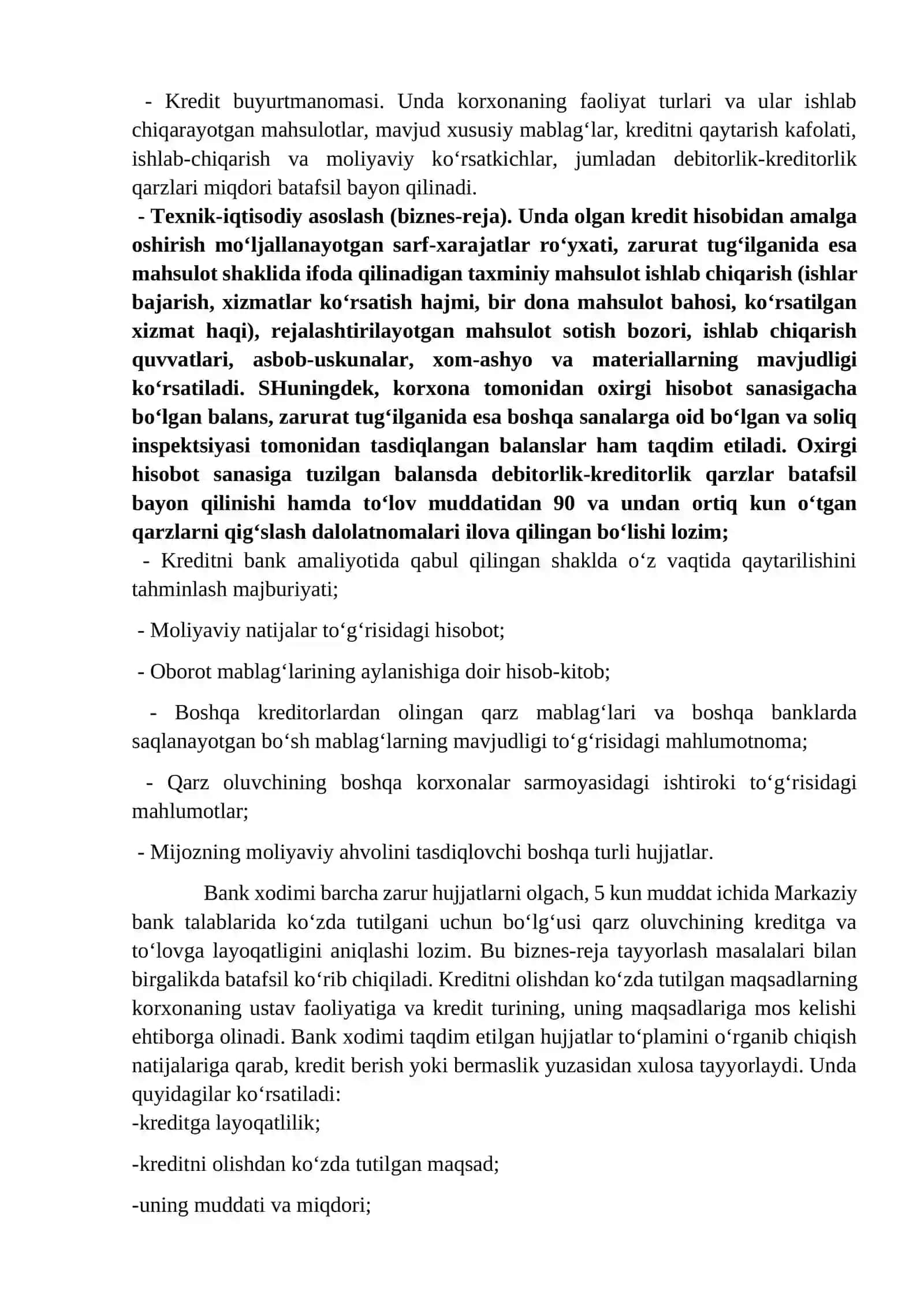 60-mavzu; Qisqa muddatli bank kreditlari va qarzlar bo‘yicha majburiyatlarni hisobga olish 3