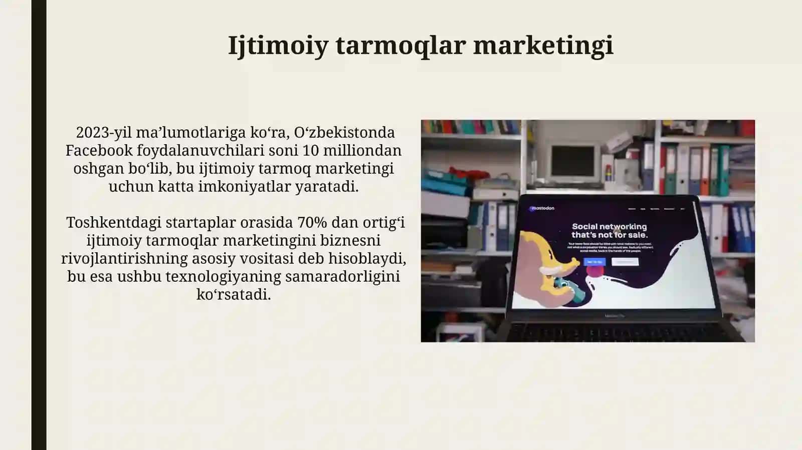 Internet va ijtimoiy tarmoqlarda marketing PR texnologiyalari 3