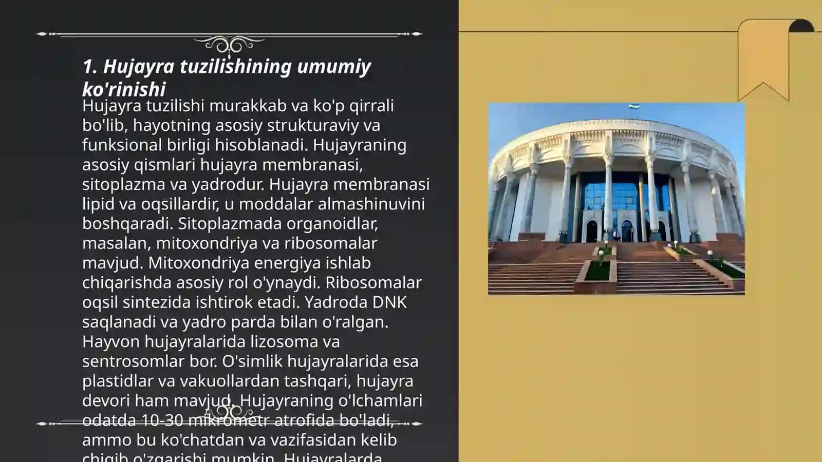 Hujayra Tuzilishi. Hujayra Nazariyasi 3