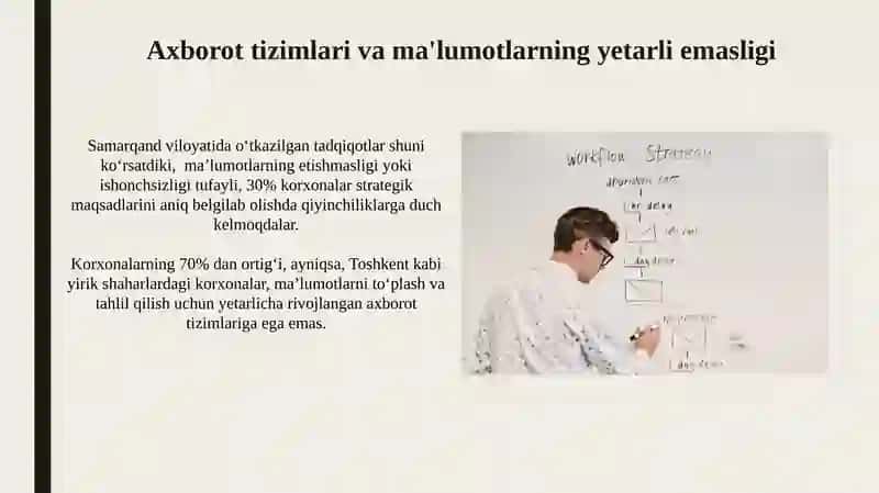 Korxonada strategik rejalashtirish muammolari 3