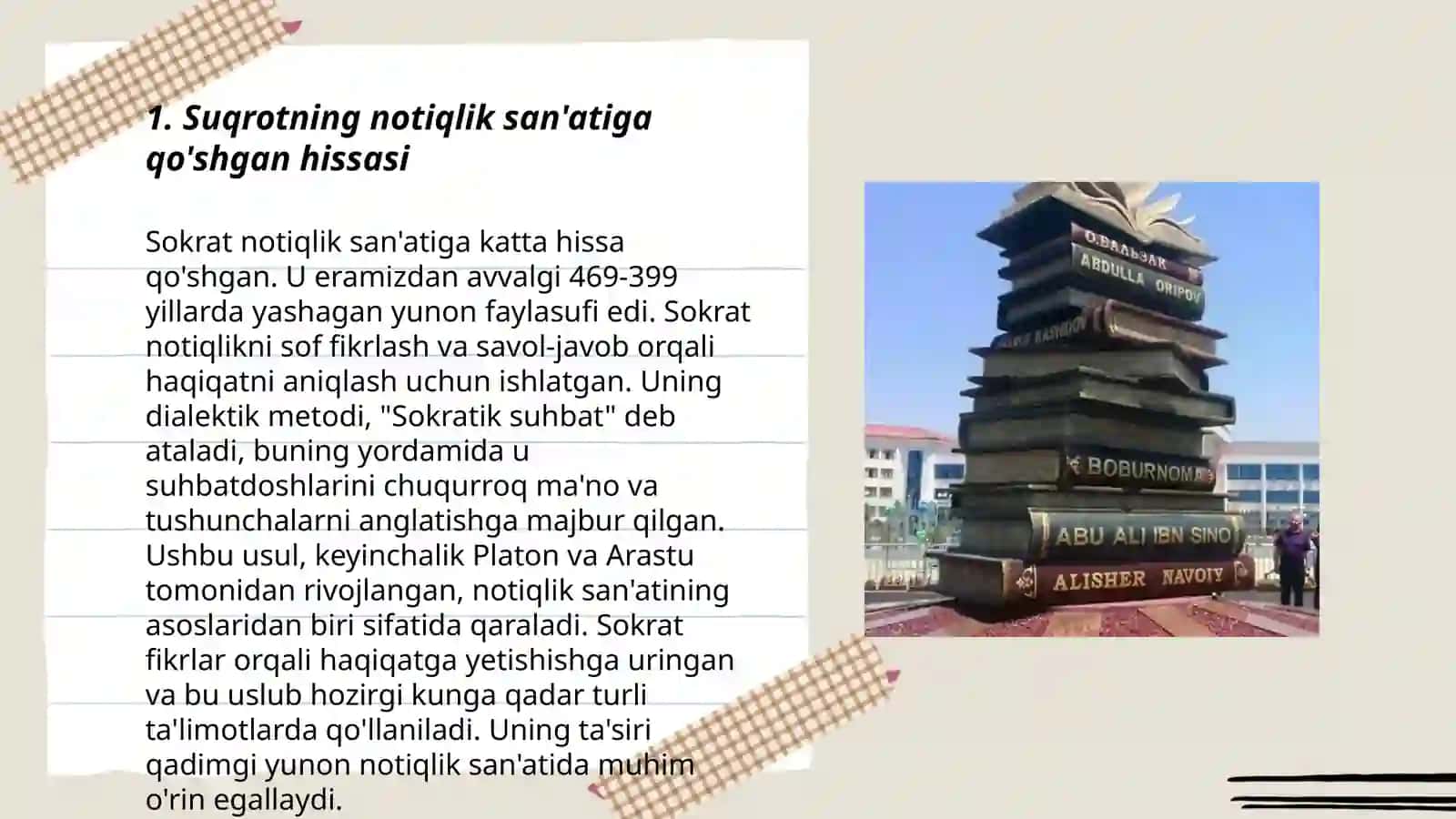 Suqrotning notiqlik san'atiga qo'shgan hissasi 3