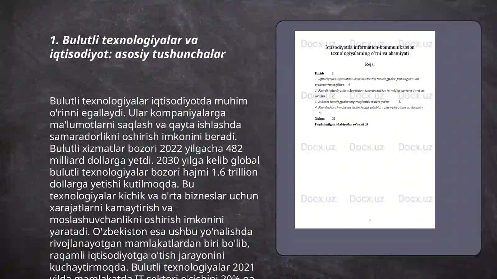 Bulutli texnologiyalar va iqtisodiyot: asosiy tushunchalar 3