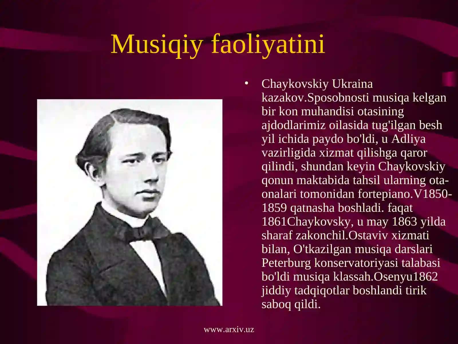 Chaykovskiy ijodiga bir nazar 3